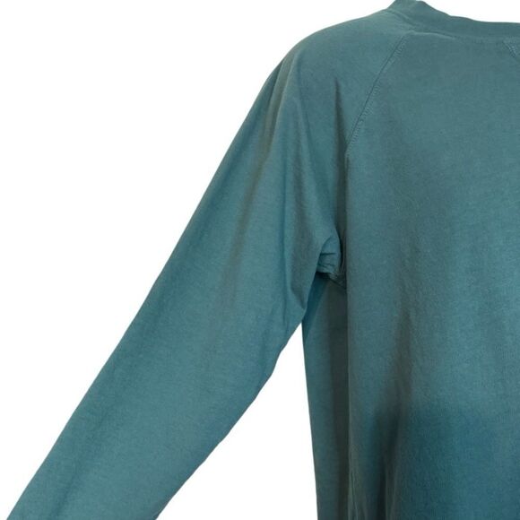 LAKE 100% Cotton Side Slit Lounge Sweater - Picture 3 of 10